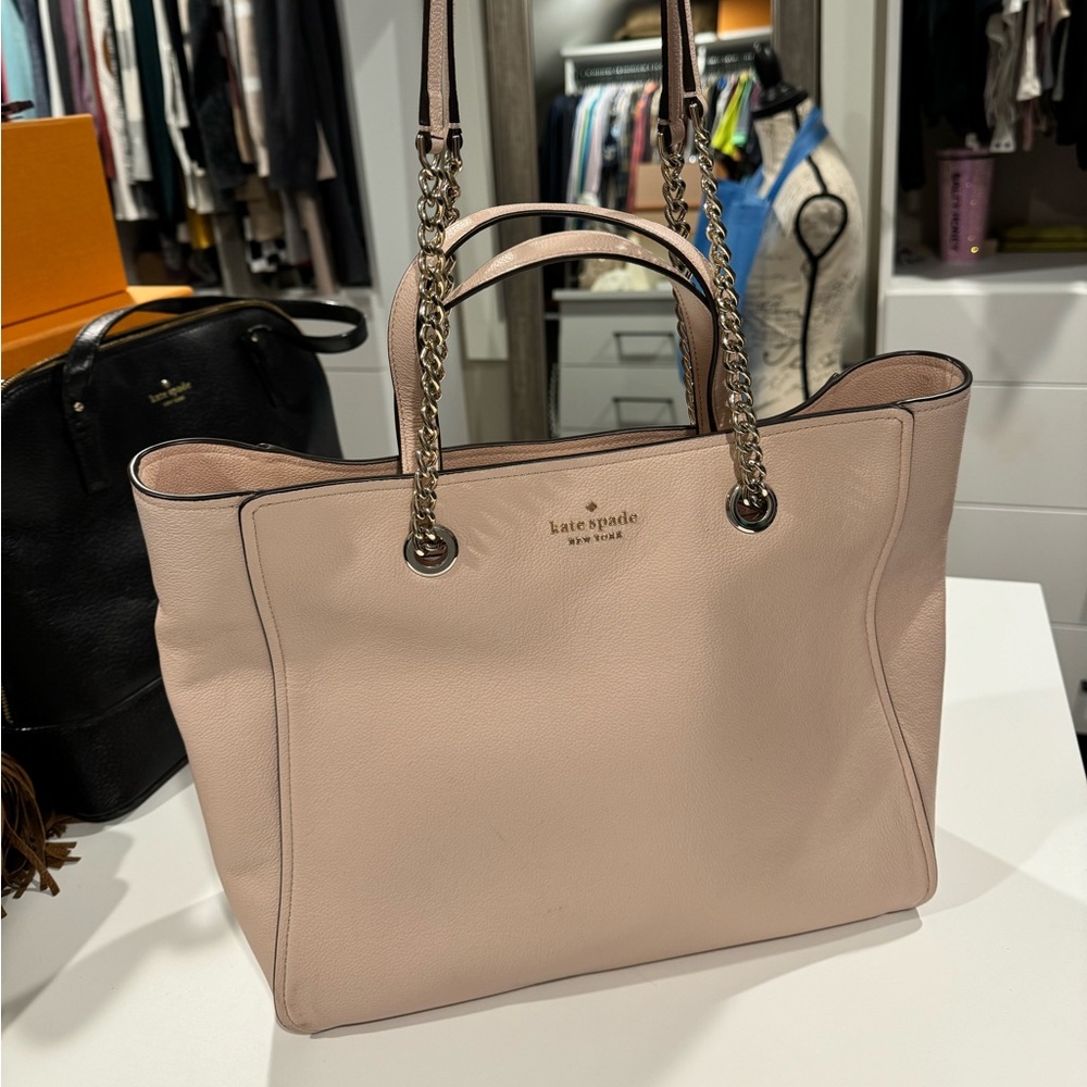 Kate Spade ♠️ Blush Pink tote purse with floral wallet